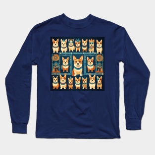 Egyptian Corgis Long Sleeve T-Shirt